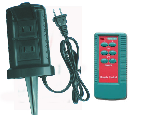 Outdoor X'mas Tree Remote with Dimming Capability